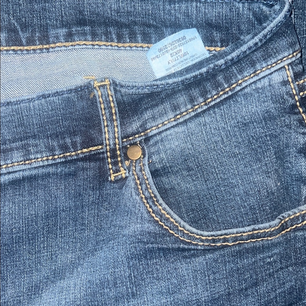 Wrangler Retro Slim Bootcut Jeans - Dark Blue 40x32 - Picture 2 of 3
